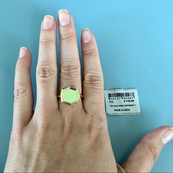[SOLD] Kendra Scott Davis 18k Gold Vermeil Ring - Picture 5 of 5